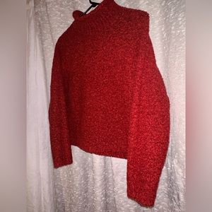Red heavy duty sweater